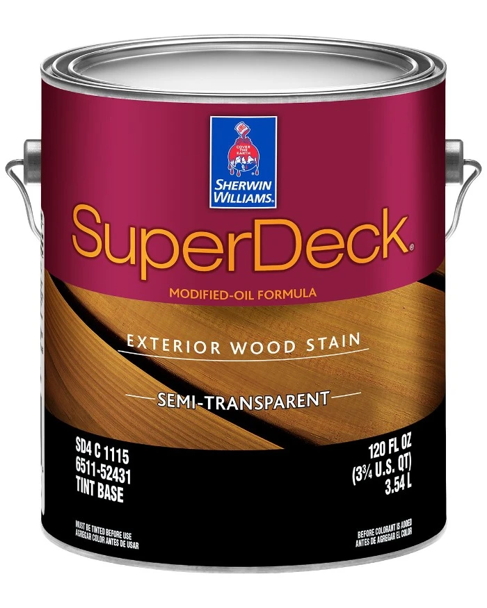 SHERWIN-WILLIAMS  SUPERDECK  Semi-Transparent Wood Stain