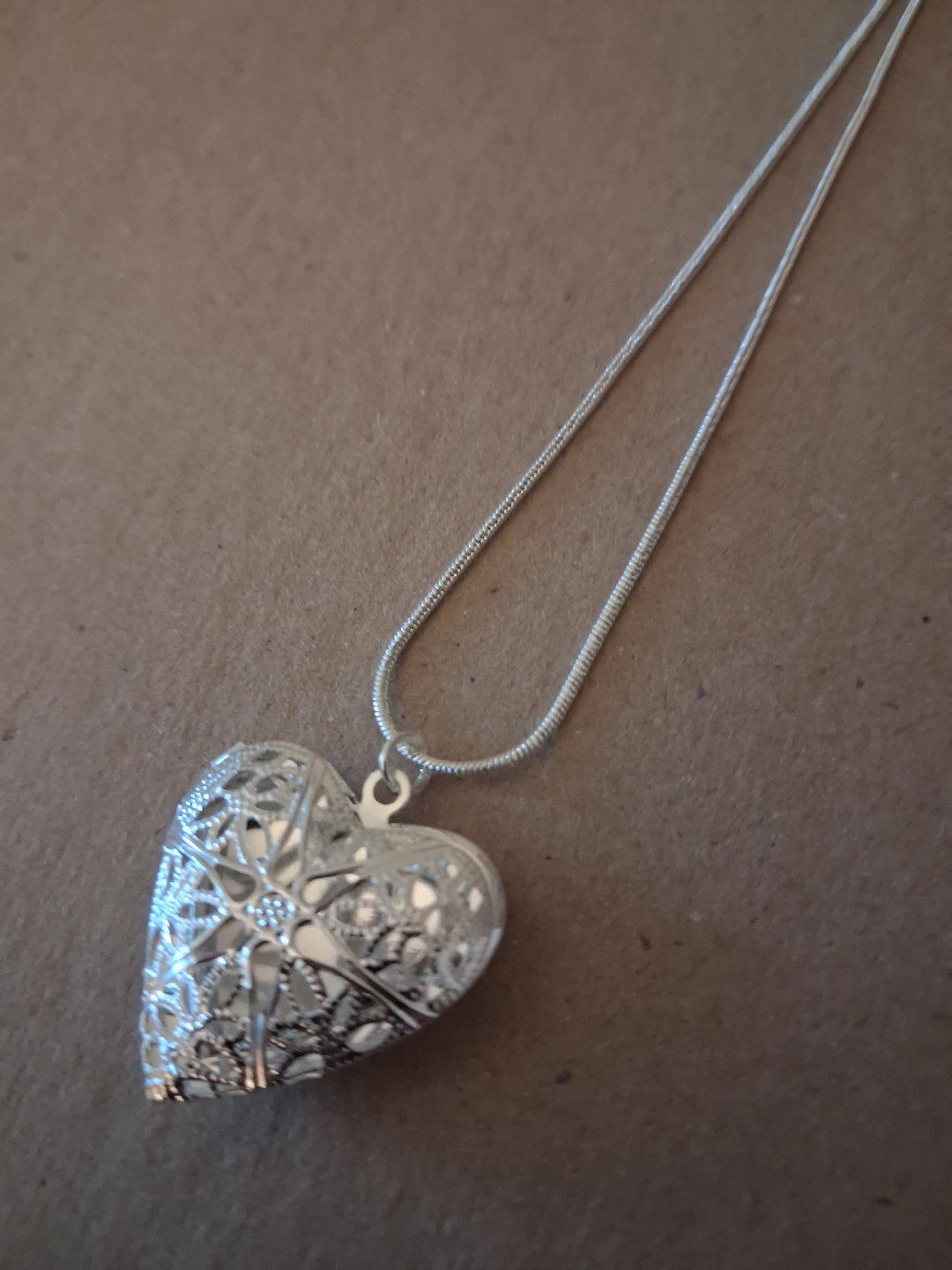 Heart Locket Necklace and Opal Ring Set - photo 5
