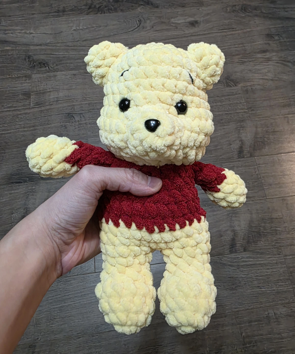 Handmade Amigarumi Winnie the Pooh Plushie - photo 3
