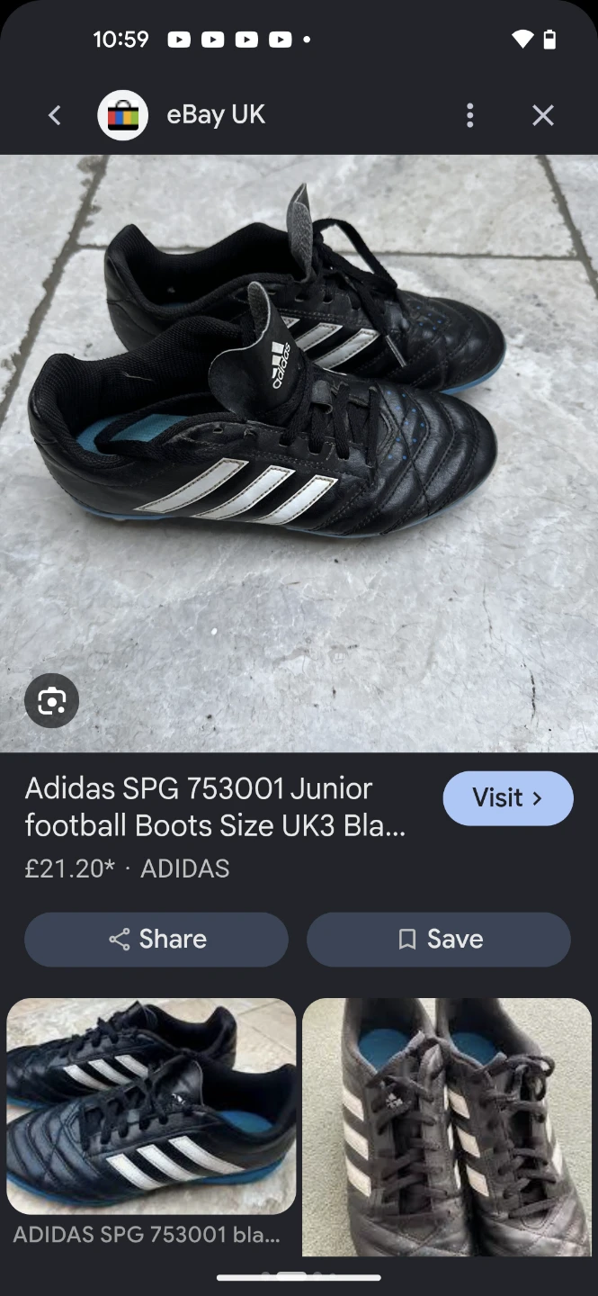 Adidas Goletto V FG Junior Soccer Cleats - photo 2