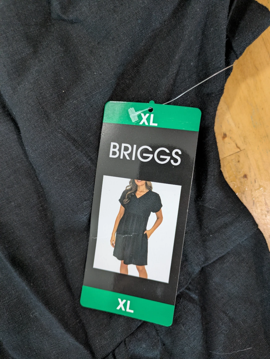 Briggs Black V-Neck Dress XL - photo 2