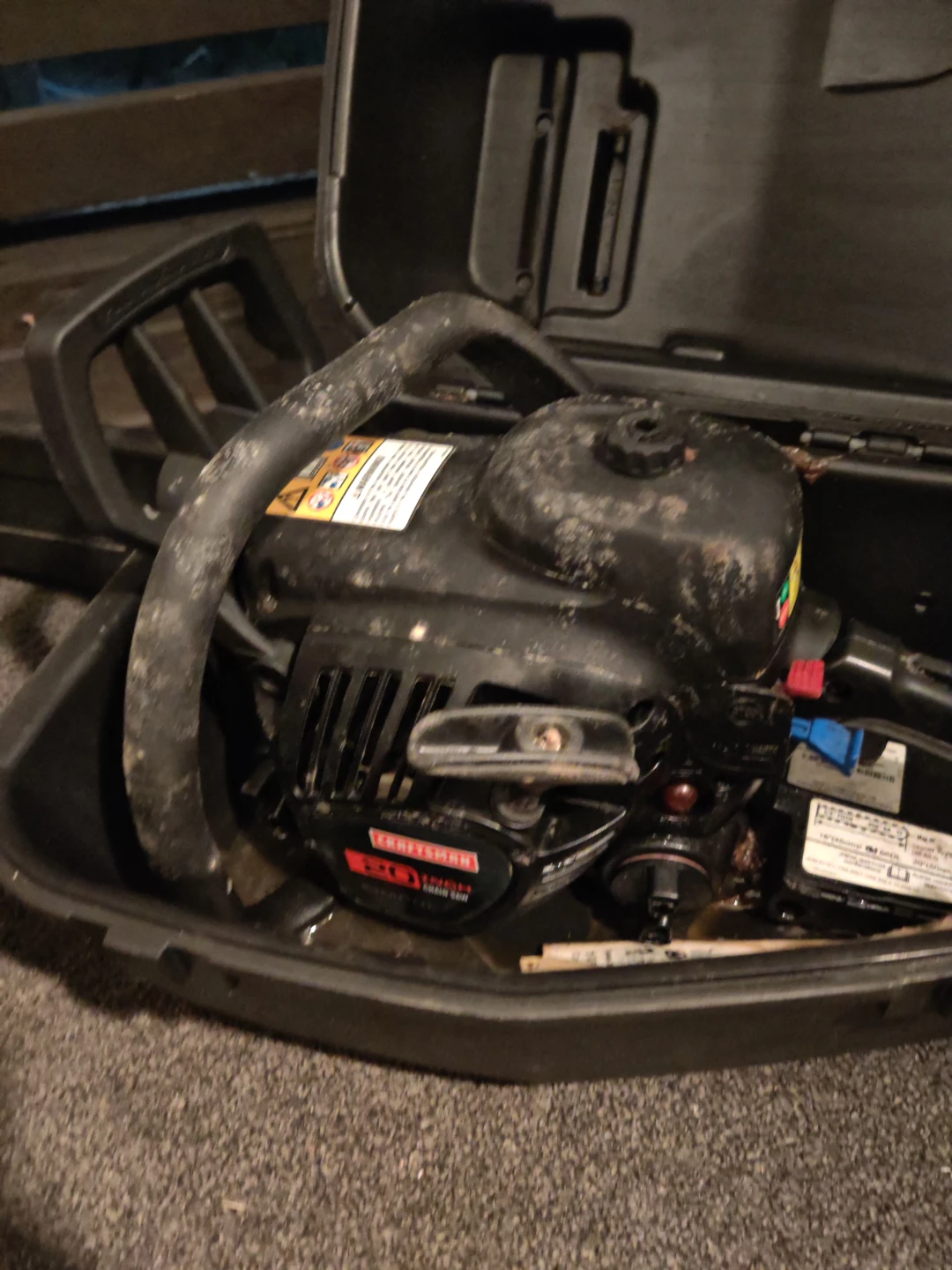 Craftsman 20-inch Chainsaw with Carrying Case