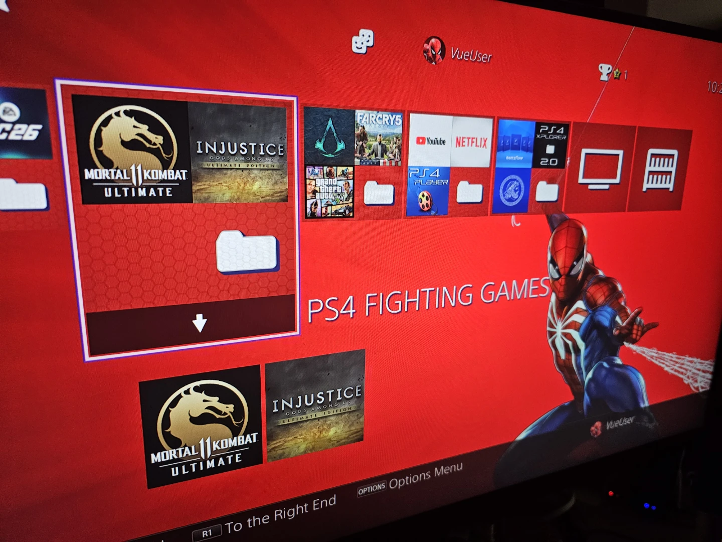Ps4 Pro Spiderman Edition console with official controller - photo 5