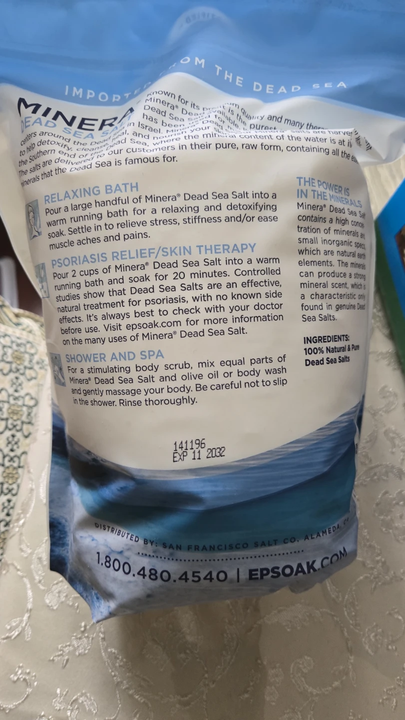 Minera Dead Sea Salt Fine Grain - photo 2