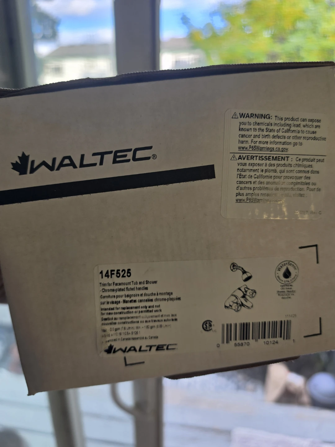 Waltec 14F525 Facemount Tub and Shower Trim - photo 3