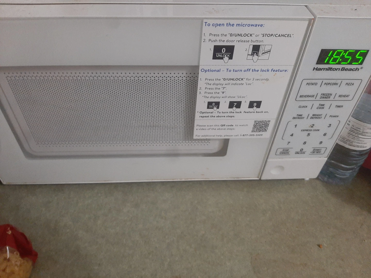 Microwave asking price is $40.00