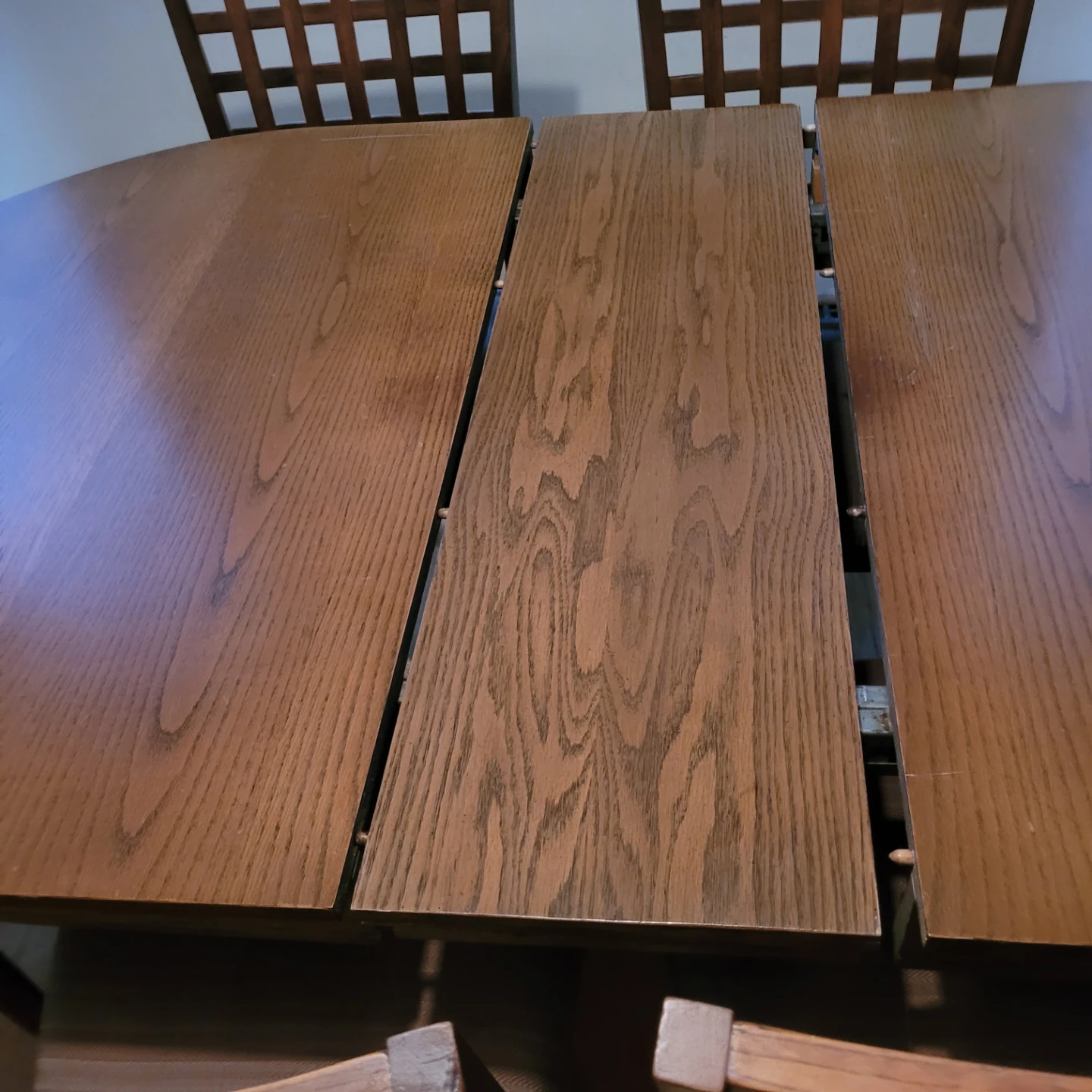 Wooden dining table with 7 chairs - photo 5