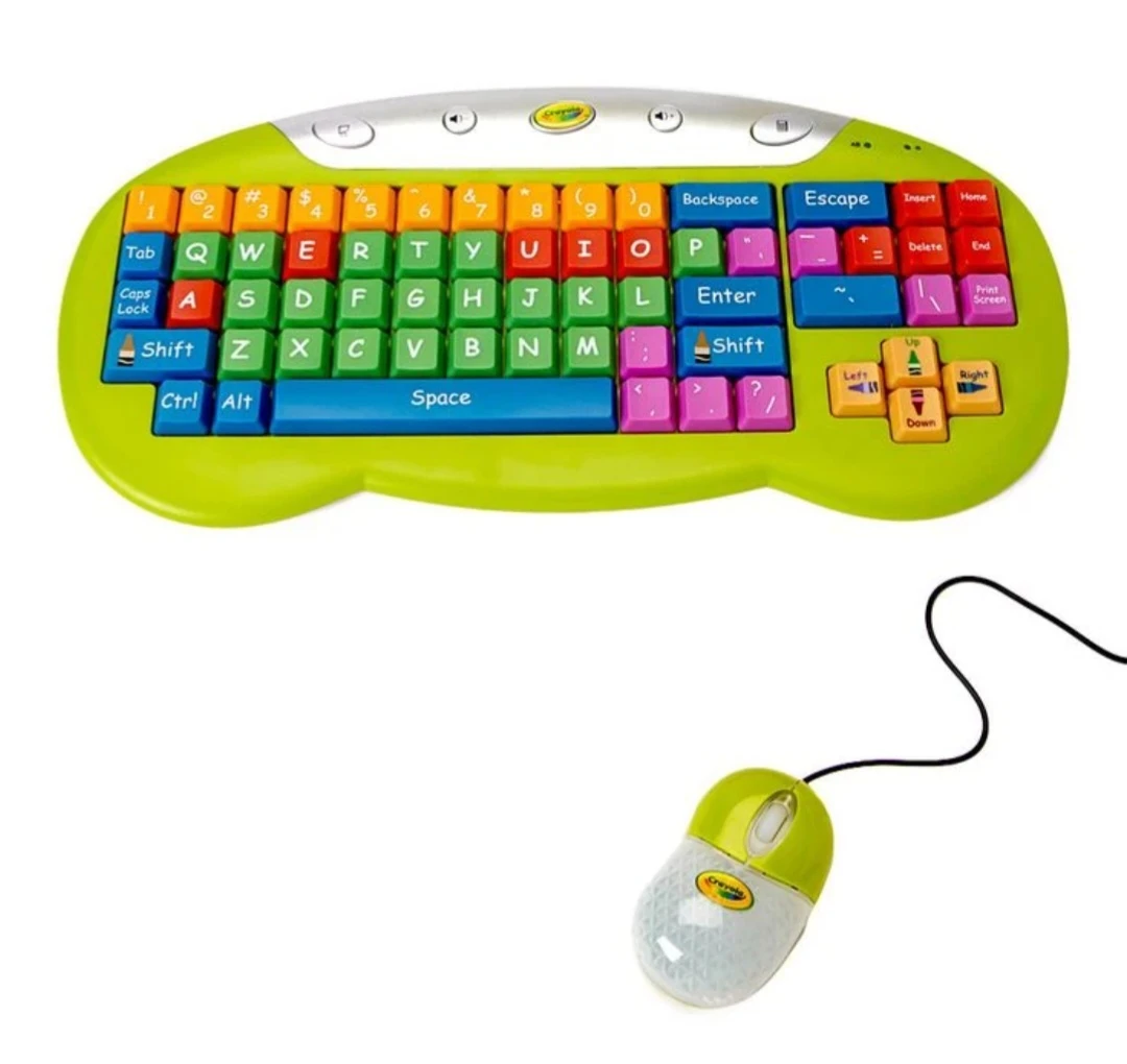 🖍🖍 Crayola Kids Keyboard + Mouse + Mousepad