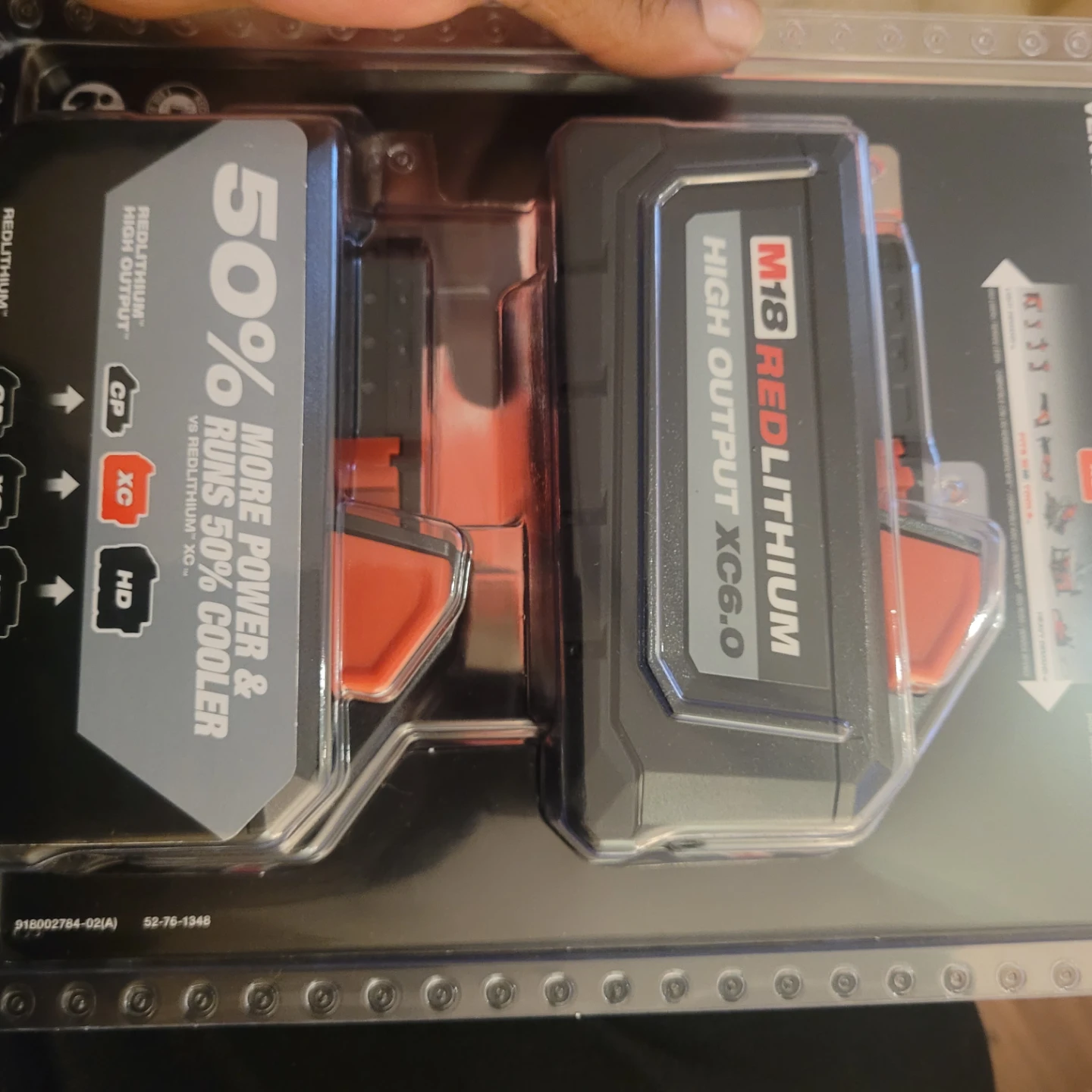 Milwaukee M18 Redlithium High Output XC6.0 Battery 2-Pack - photo 2