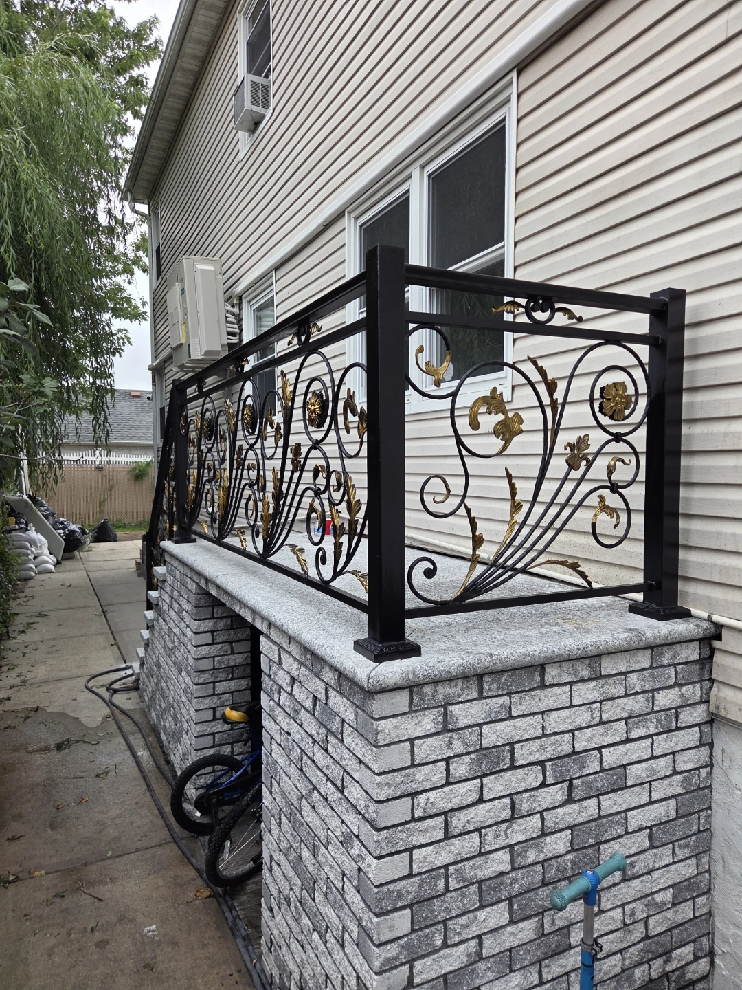 Custom made ironworks text for free estimates