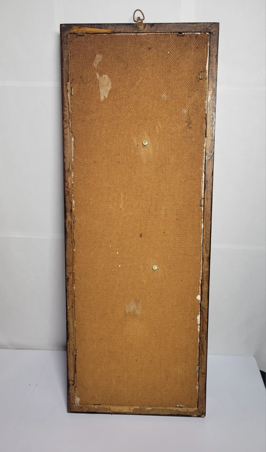 Vintage 3D Relief Wall Art Pair - photo 3
