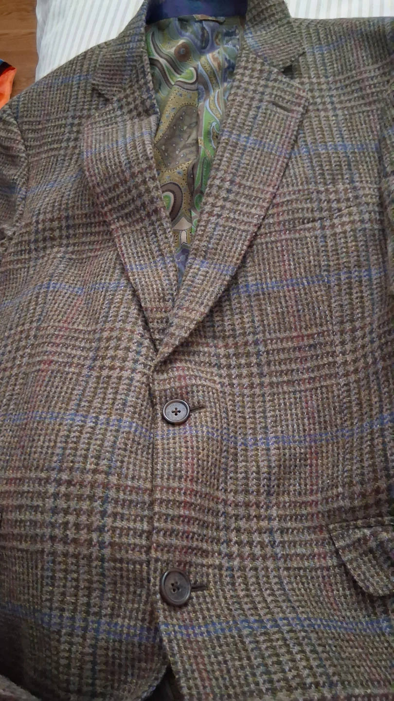 Etro Plaid Wool Blazer