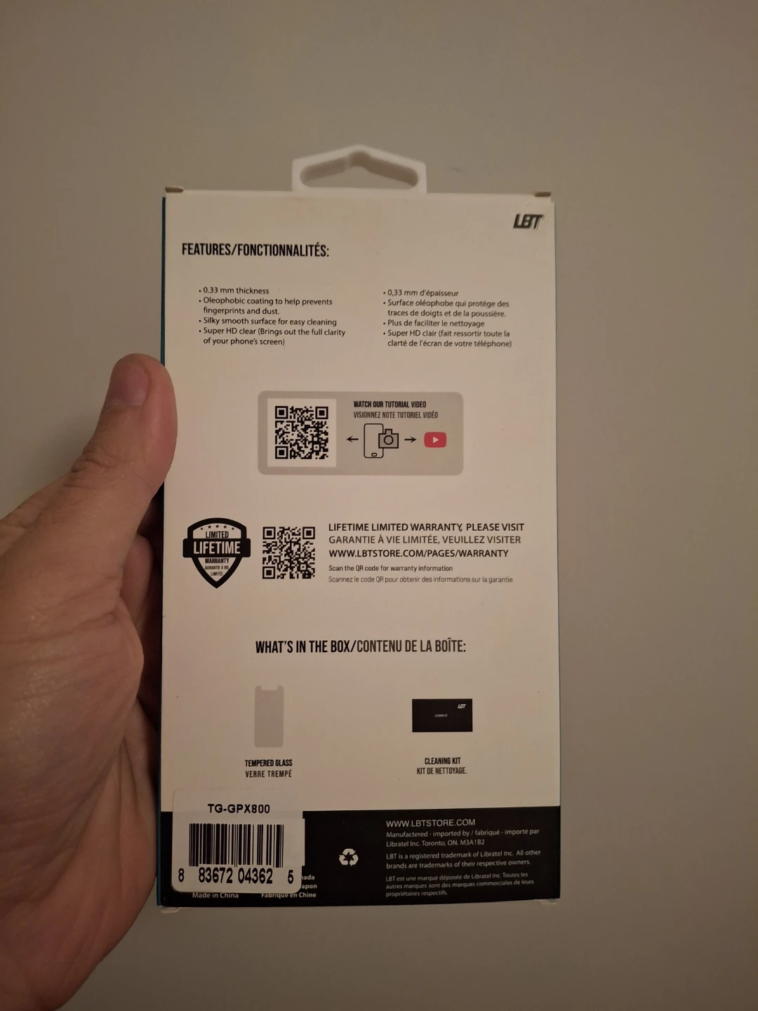 LBT Tempered Glass Screen Protector for Google Pixel 8 - photo 4