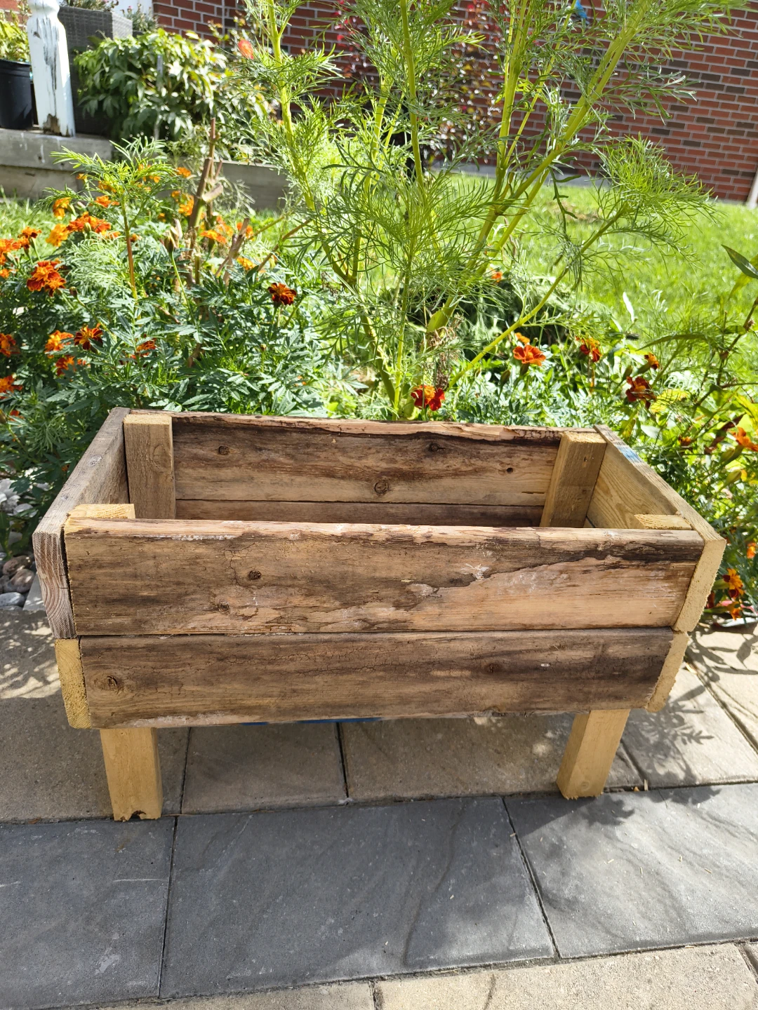 Handmade Rustic Wooden Planter