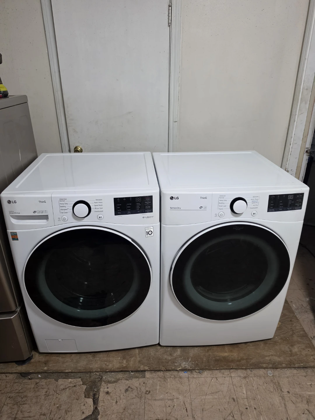 LG ThinQ Washer and Sensor Dry Dryer Set - photo 2