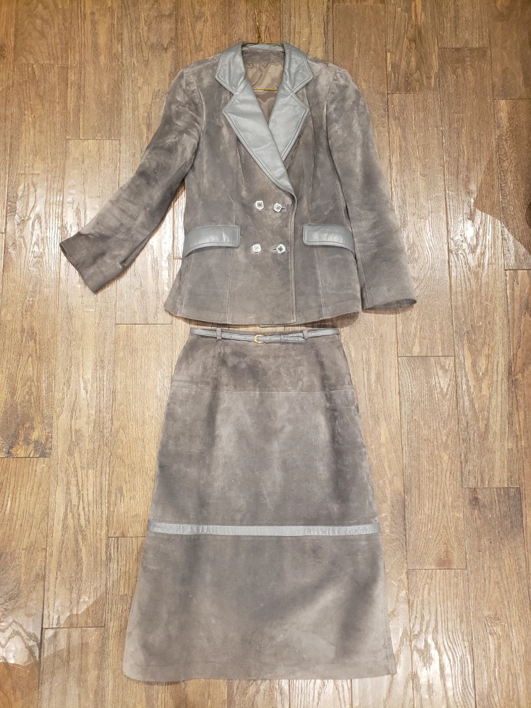 Trojan Fine Leather Sportswear Two-Piece Set