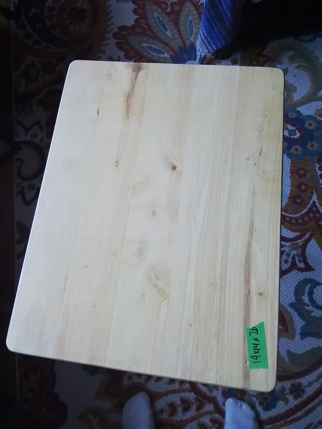 Natural Wood Folding Tray Table - photo 2