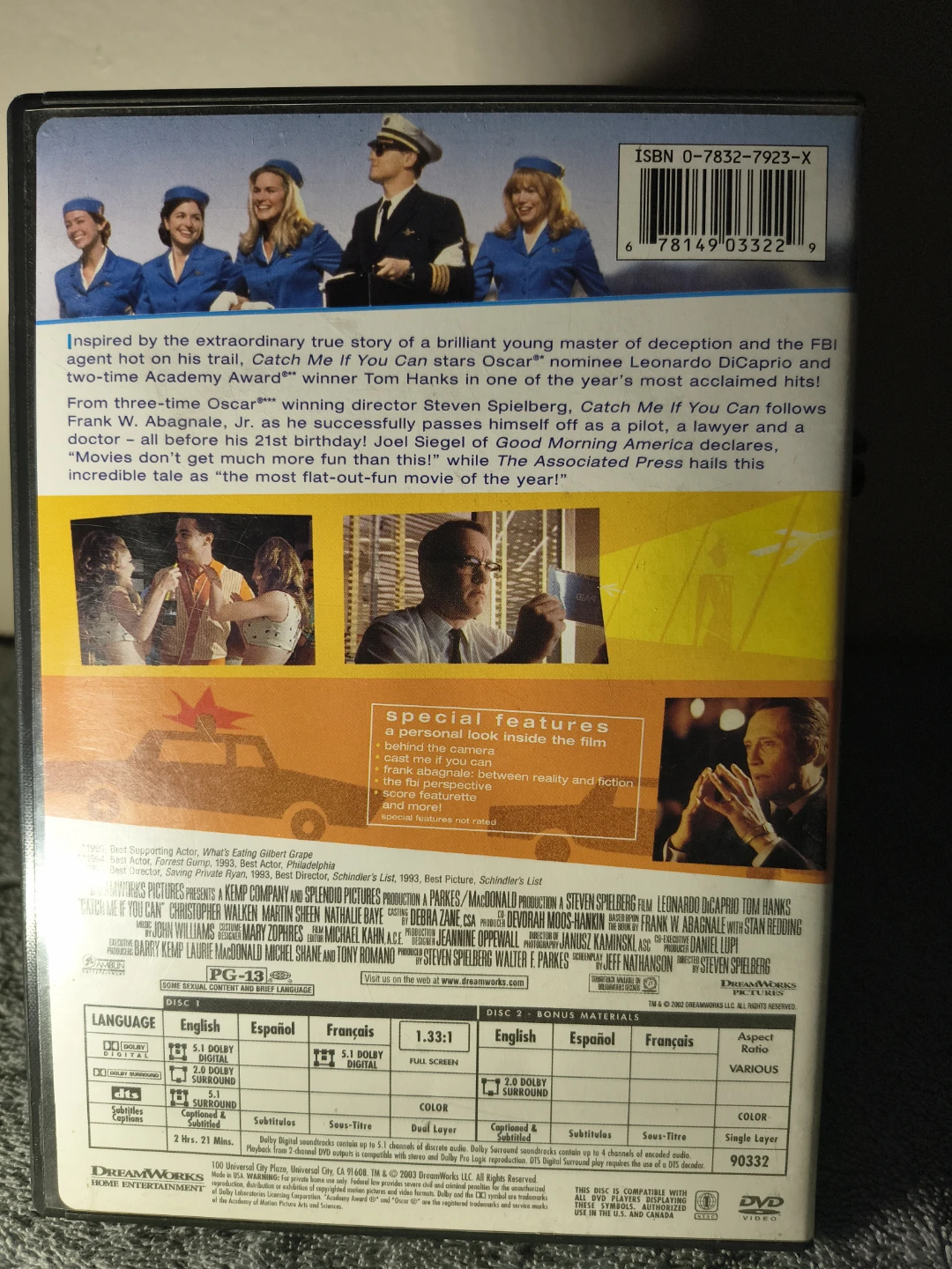 DVD catch me if you can - photo 2