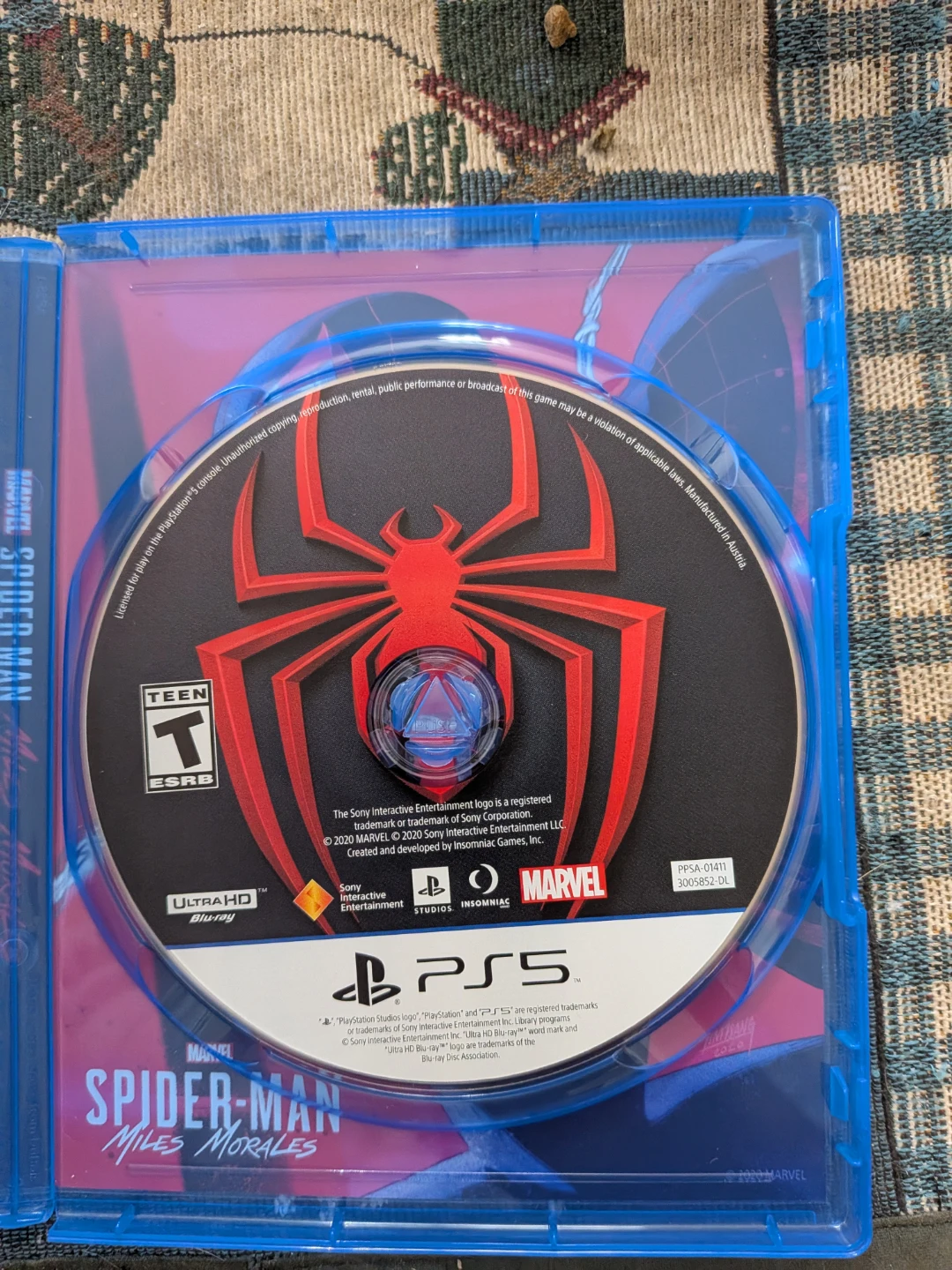 Used Spider-Man Miles Morales and Spider-Man 2 PS5 Video Games - photo 2