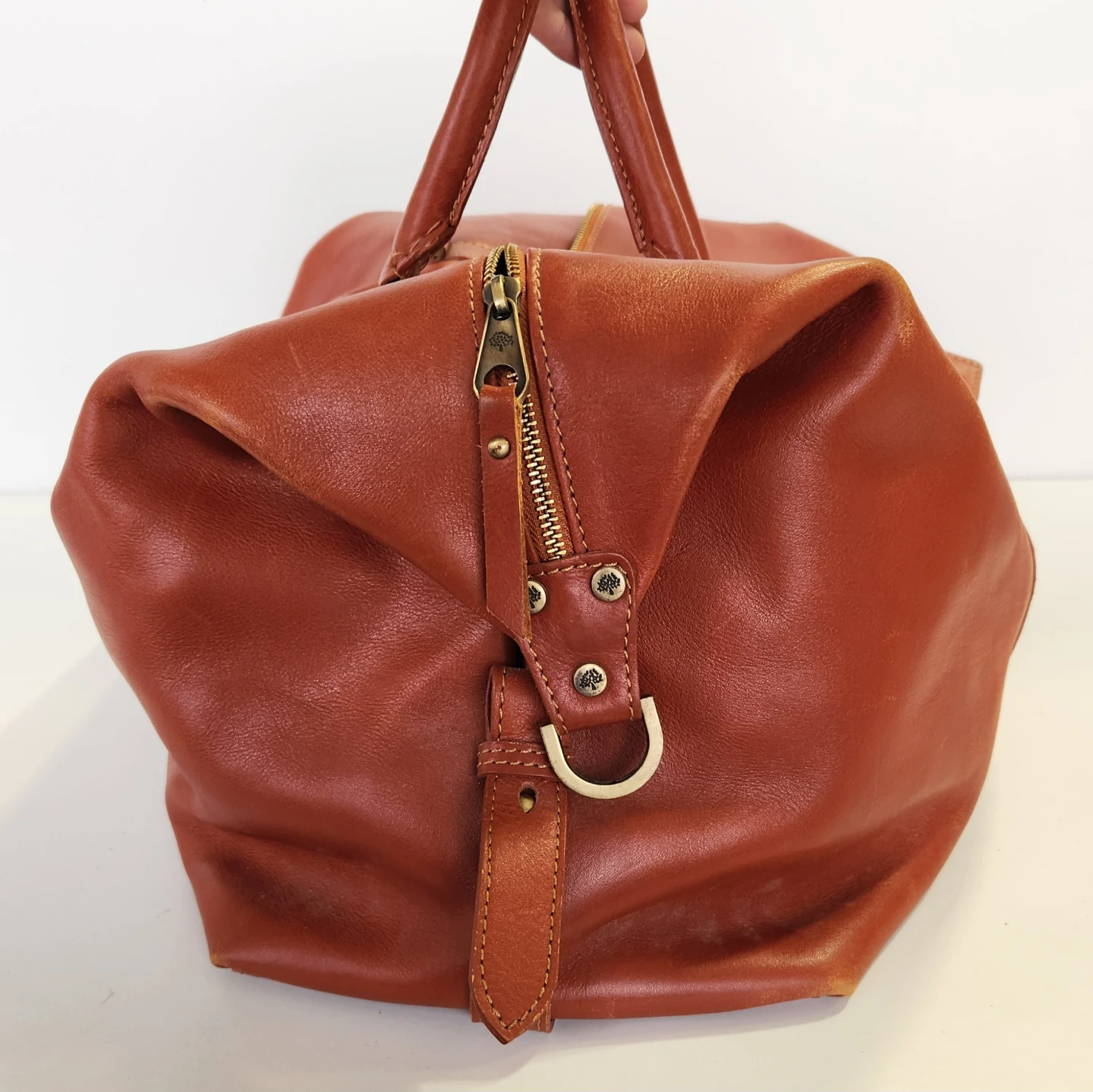 Mulberry Leather Travel Holdall Bag - photo 4