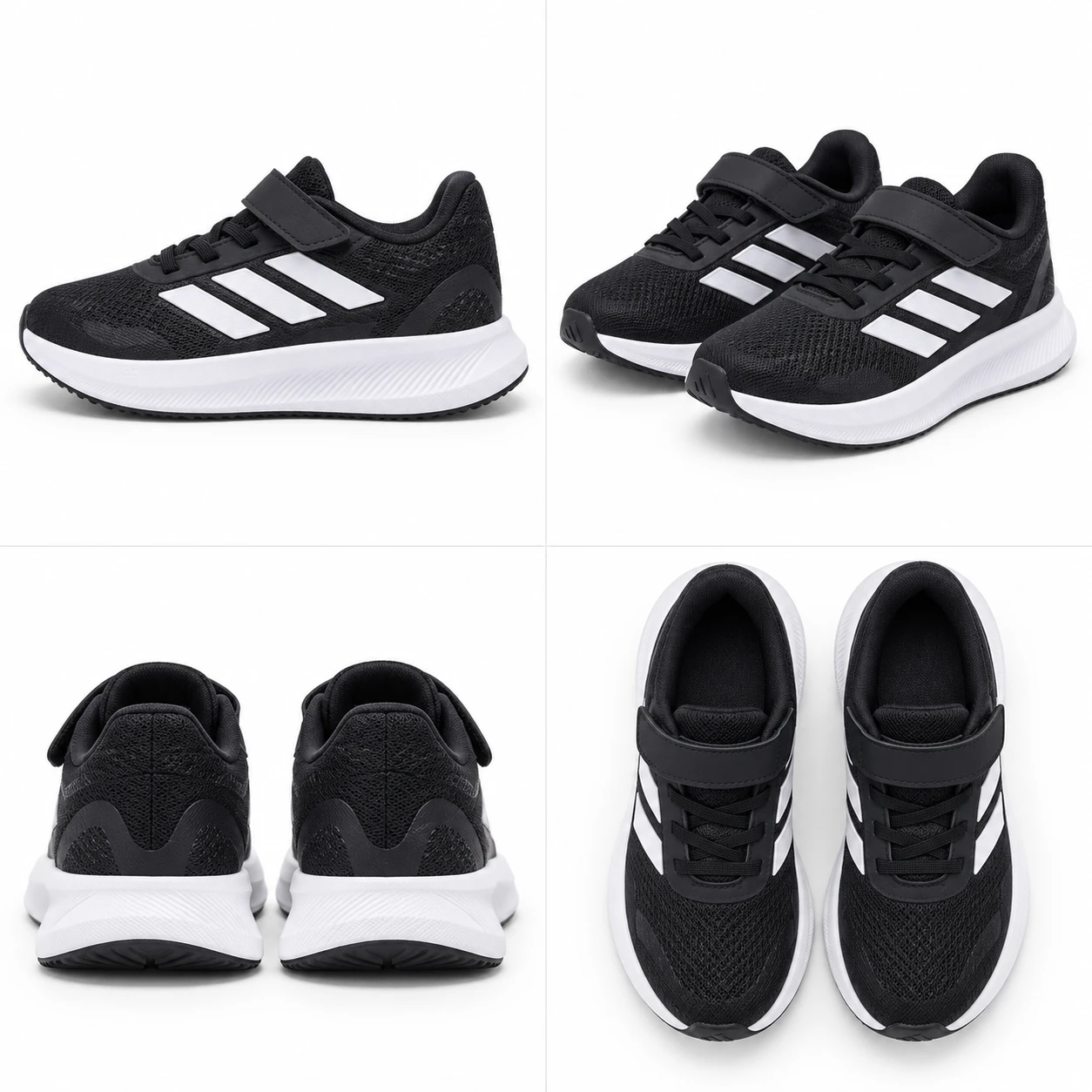 Adidas Runfalcon 5 EL C Kids Running Shoes - Black