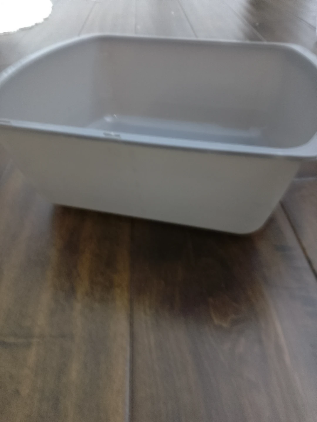 Grey Plastic Storage Bin 🏈 - photo 2