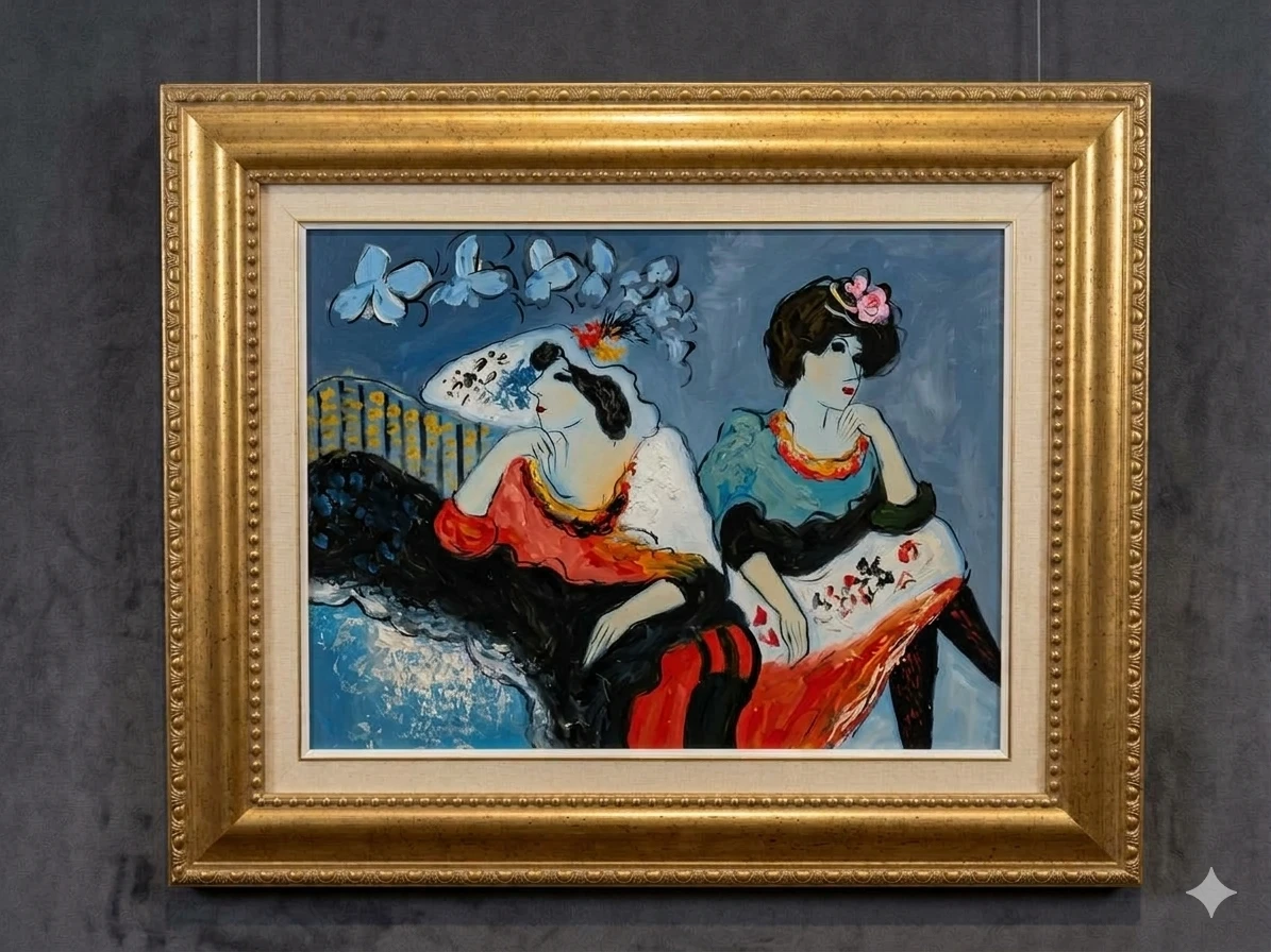 Vintage Impressionist Oil Painting "Shakers"