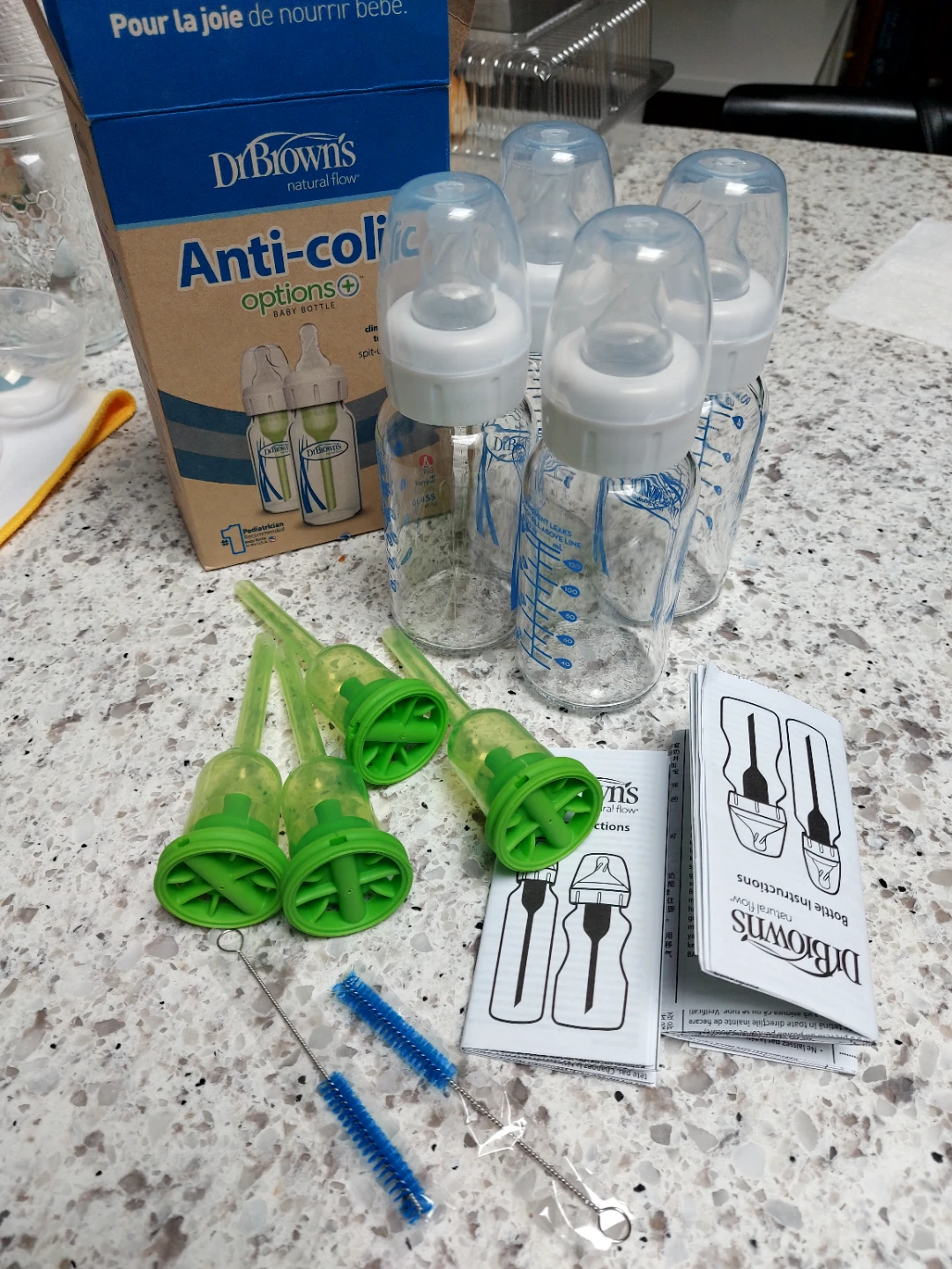 Dr. Brown's Options+ Anti-Colic Glass Bottles