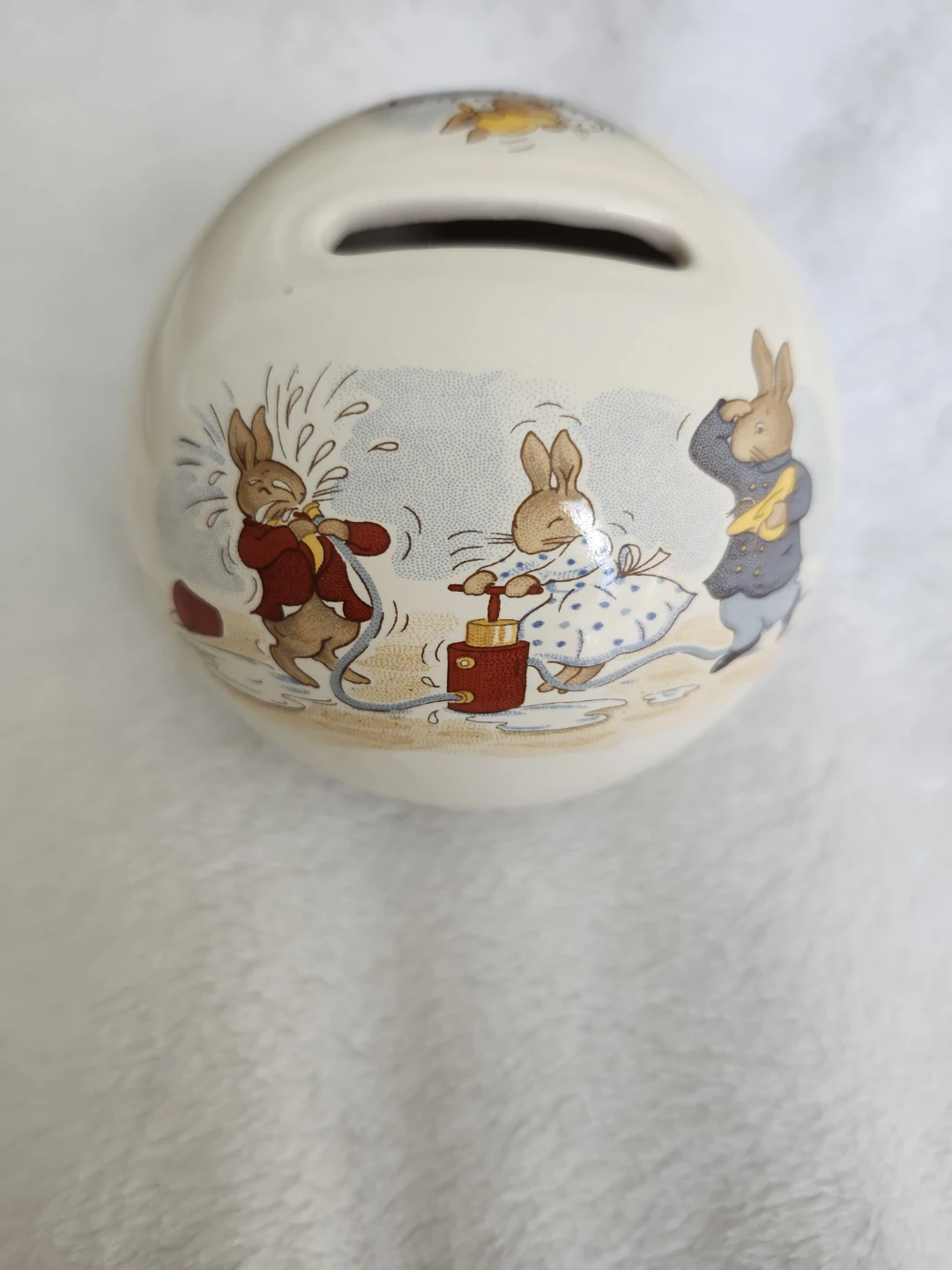 Vintage Royal Doulton Bunnykins Ceramic Coin Bank