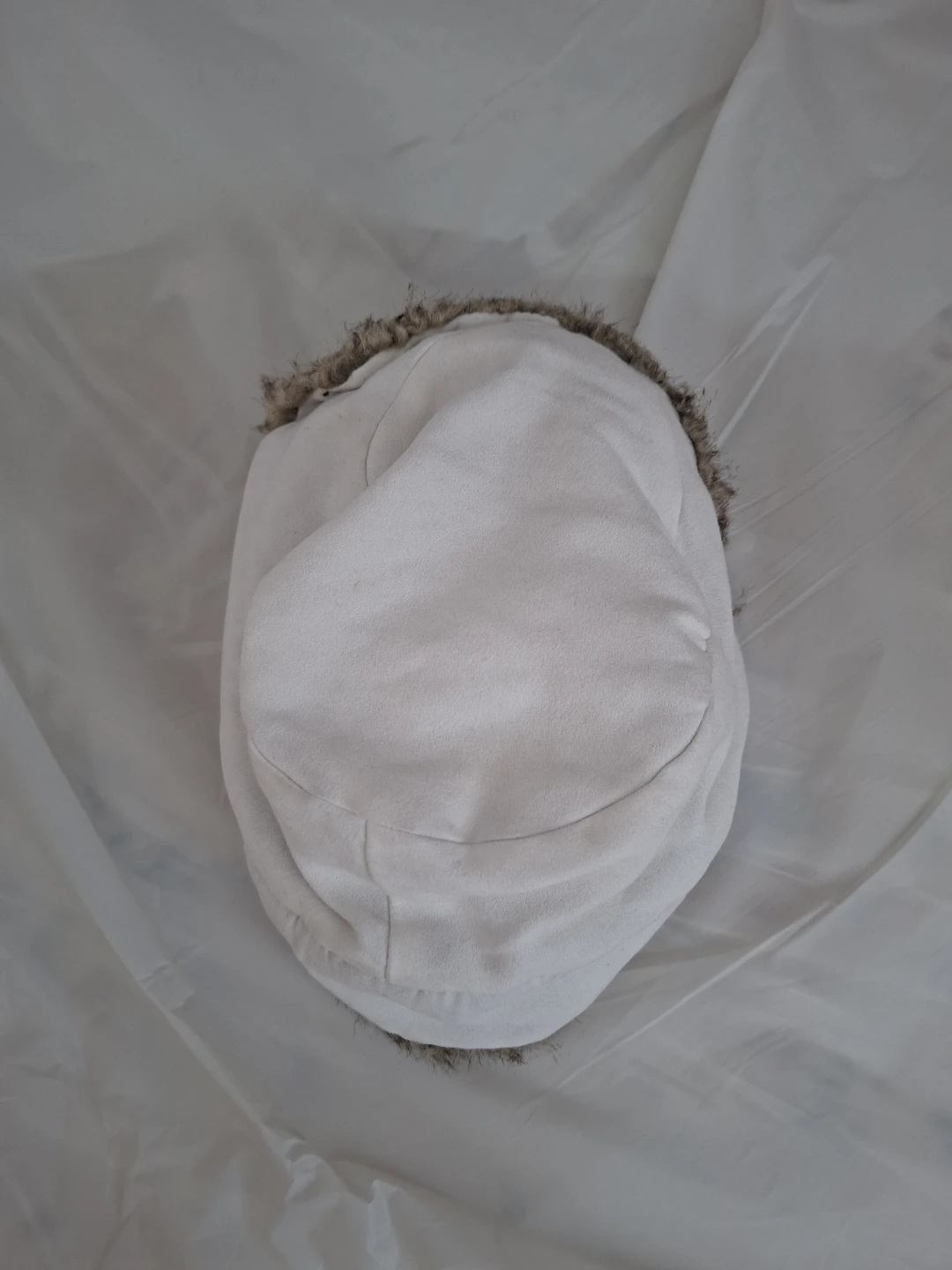 White Faux Fur Ushanka Hat - photo 3