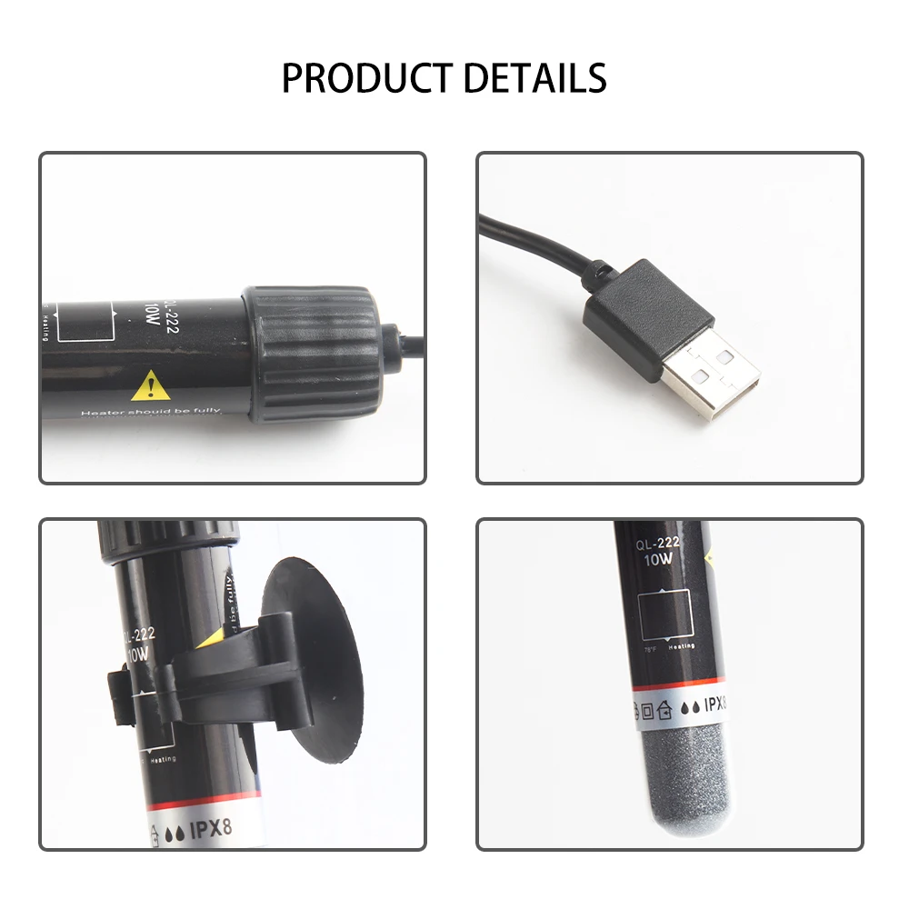 Mini USB Fish Tank Heater  10W - photo 4