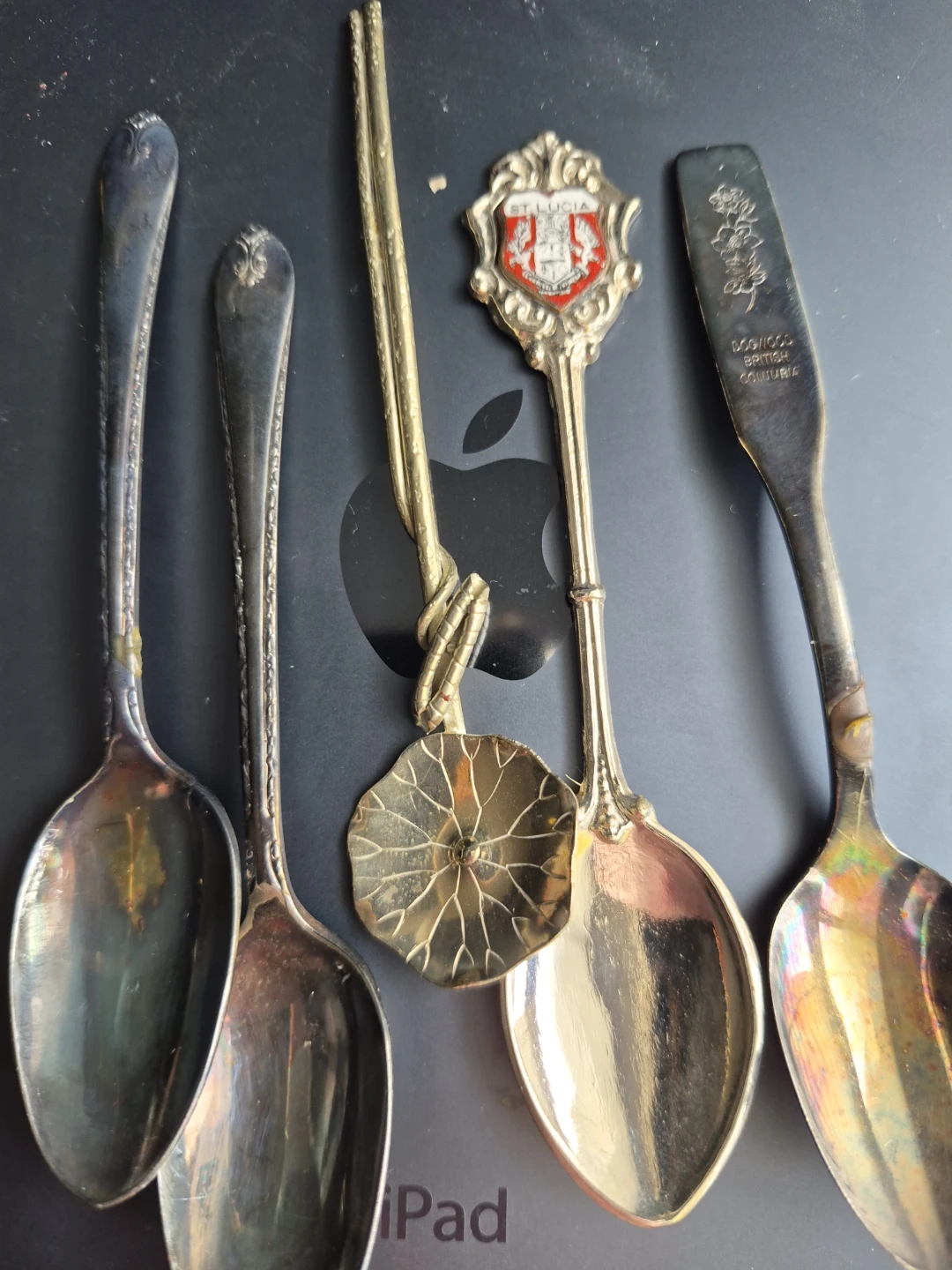 Set of 5 Collectible Souvenir Spoons