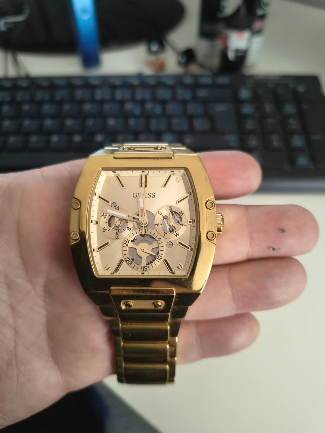 Guess Gold-Tone Watch