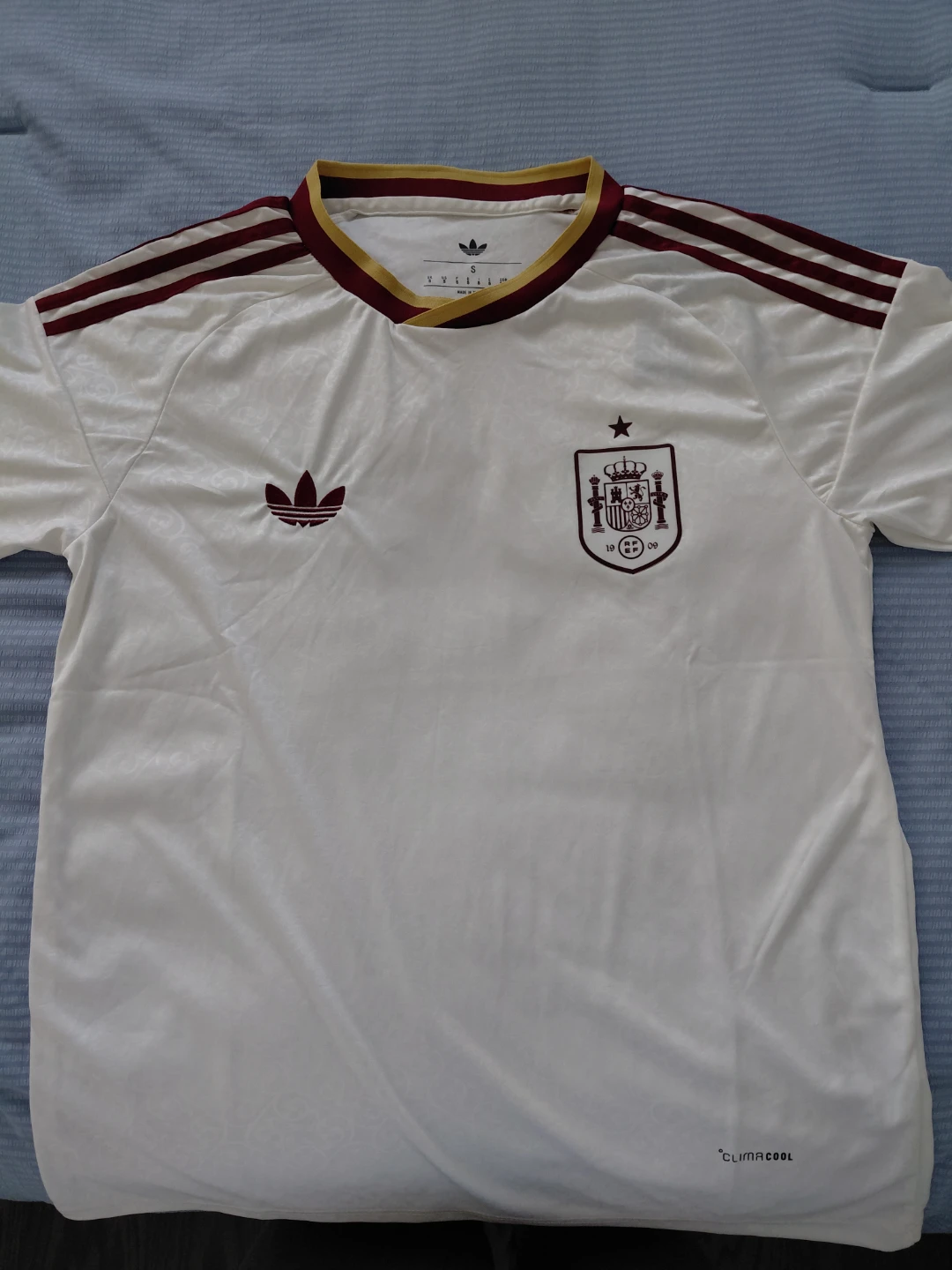 Adidas Spain National Team Jersey - White - Size Small