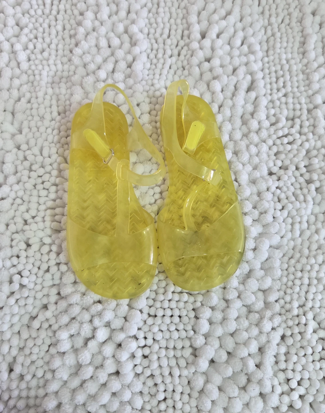 Yellow Jelly Sandals