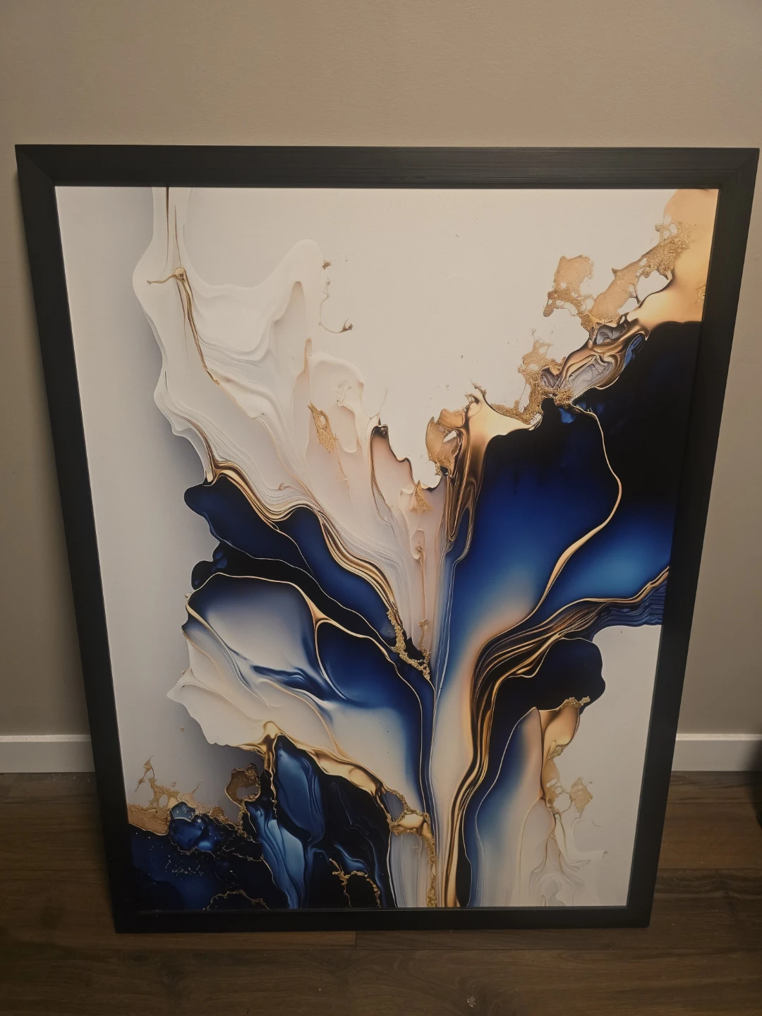 Abstract Canvas Black Frame