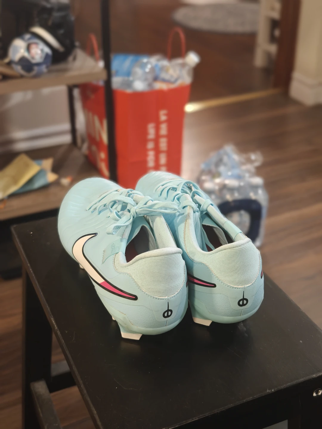 Nike Light Blue Tiemp Legend 10 Academy Soccer Cleats - photo 2