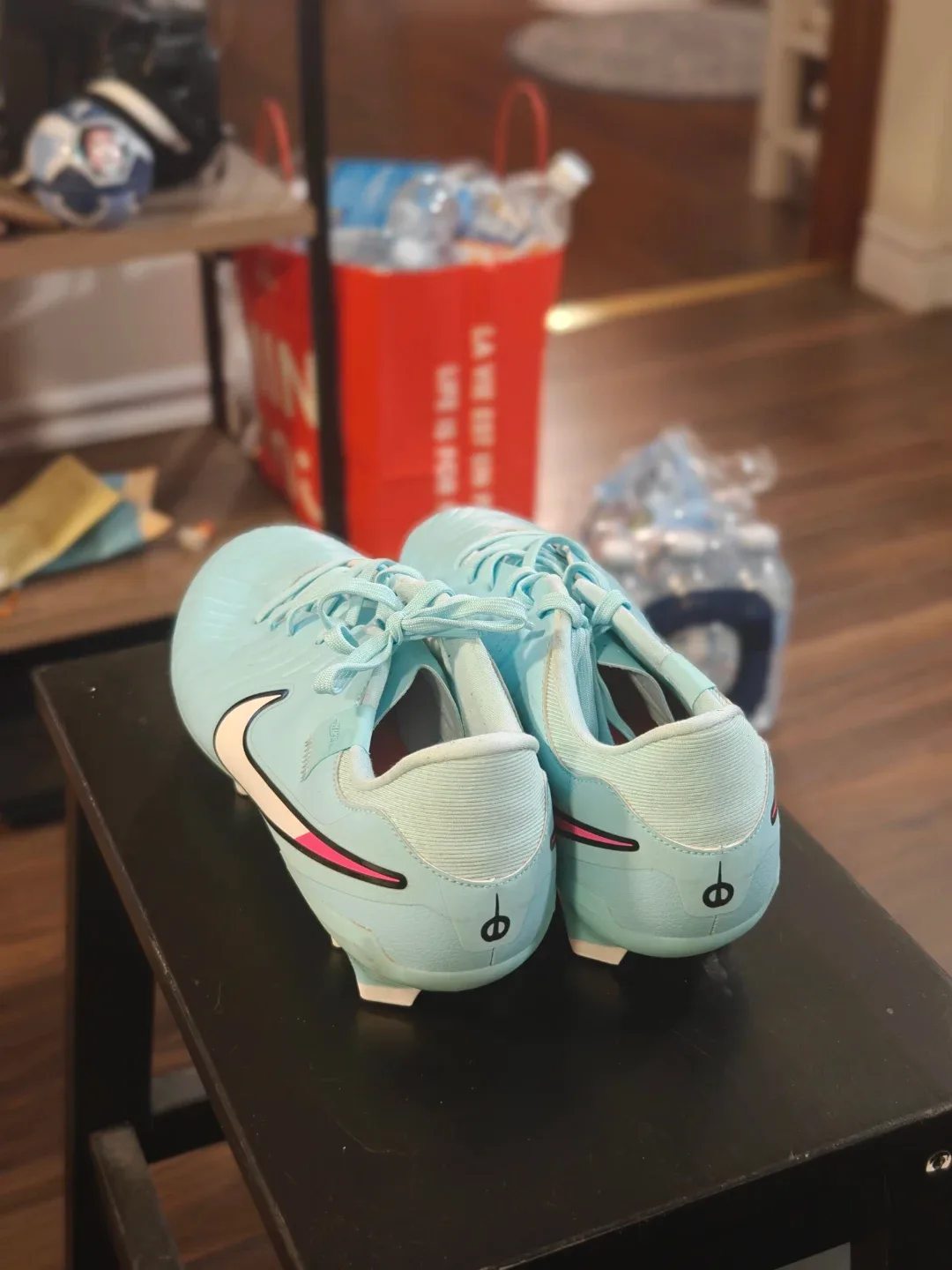 Nike Light Blue Tiemp Legend 10 Academy Soccer Cleats - photo 2