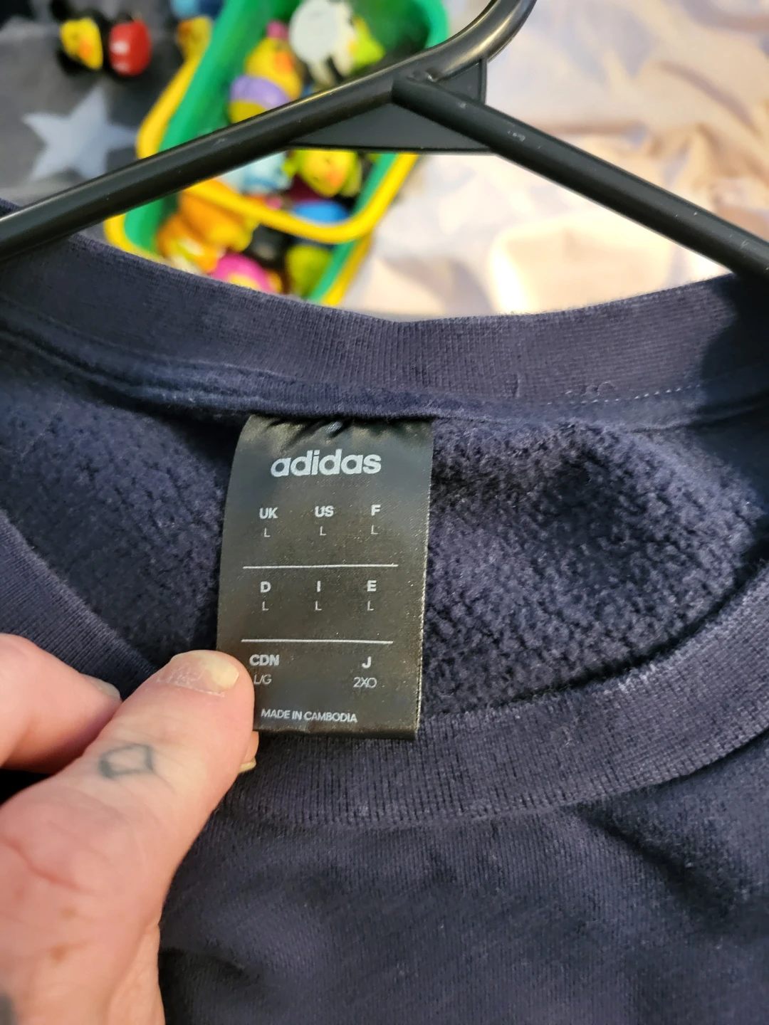 Adidas Navy Blue Sweatshirt - photo 2