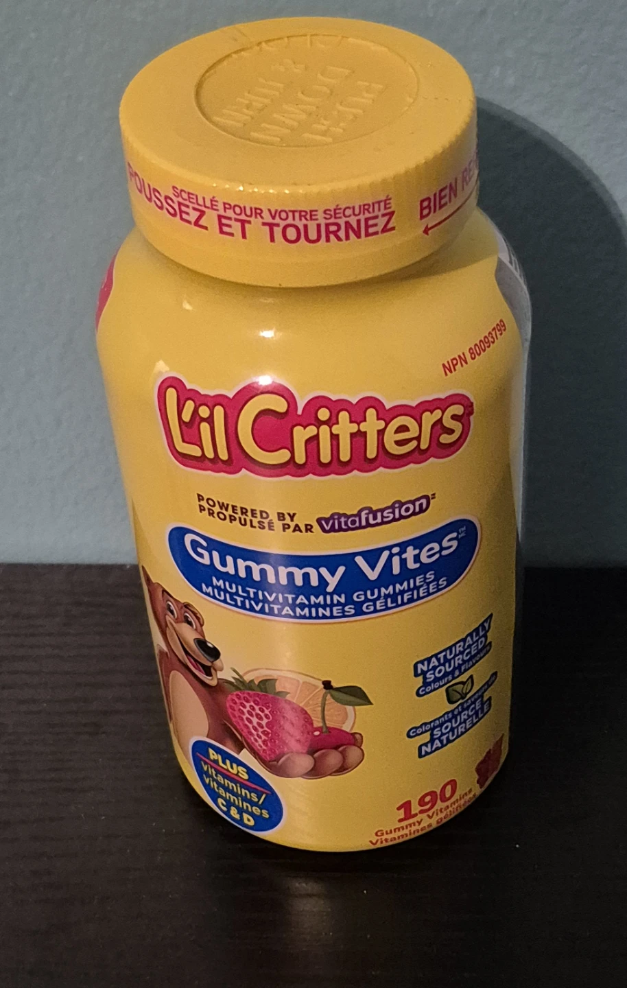 BNIB)L'il Critters Gummy Vites 190 Count