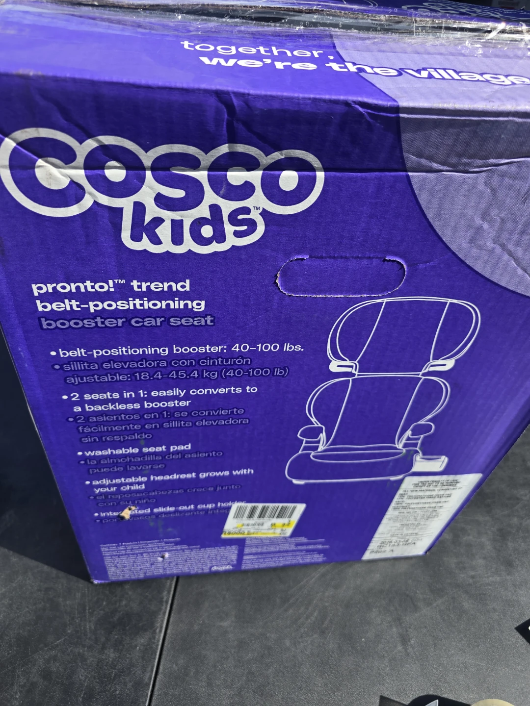 Cosco Kids Pronto! Trend Belt-Positioning Booster Car Seat