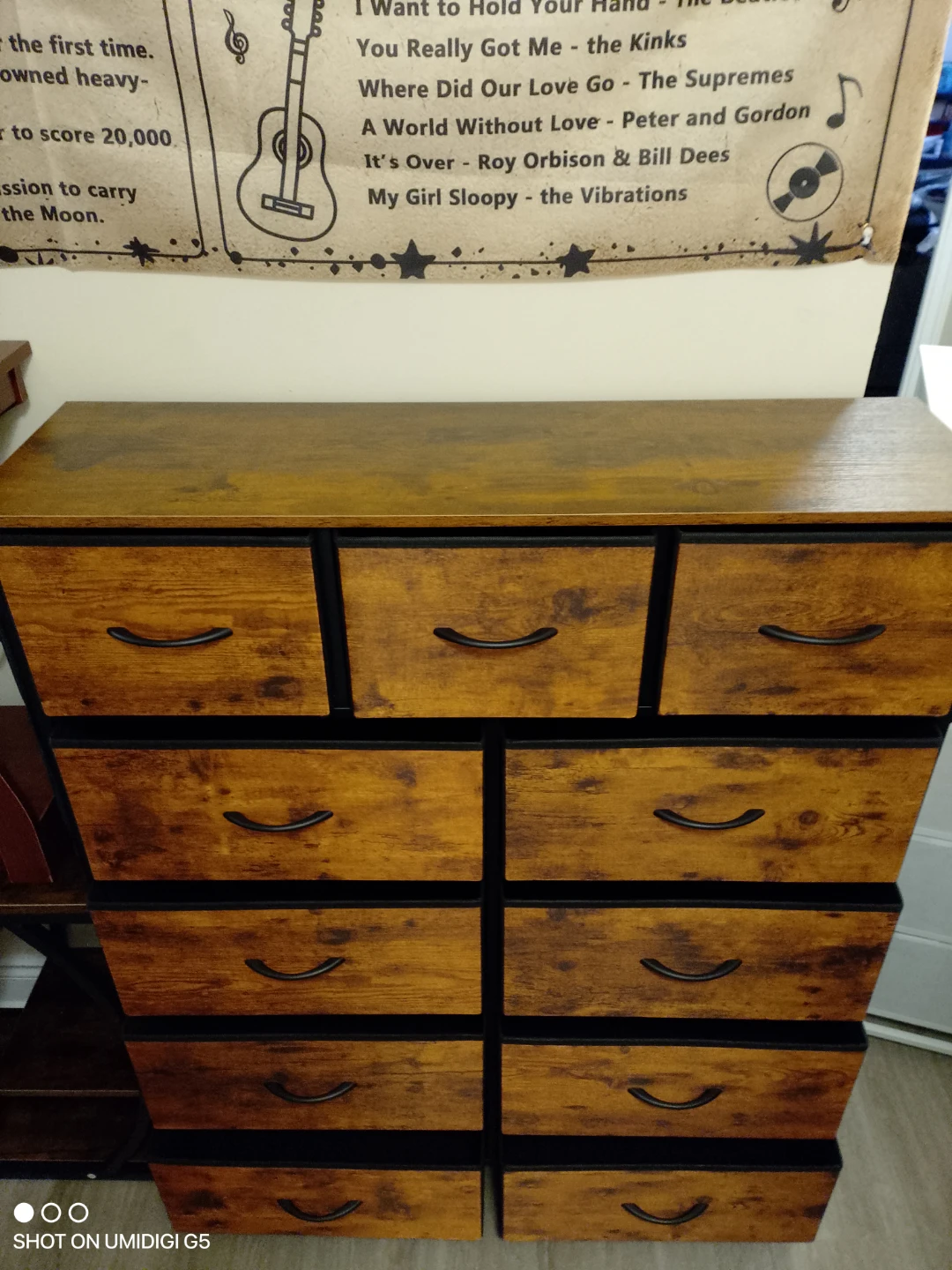 11-Drawer Fabric and Wood Dresser - photo 2