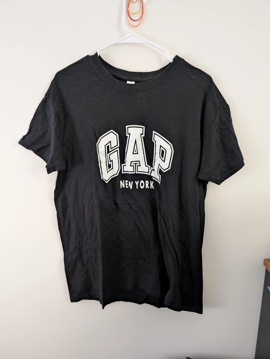 GAP New York T-Shirt Black comfortable 21" ptp
