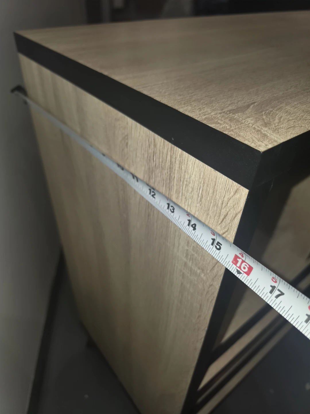 Modern Wood Grain Accent Storage Cabinet - photo 4