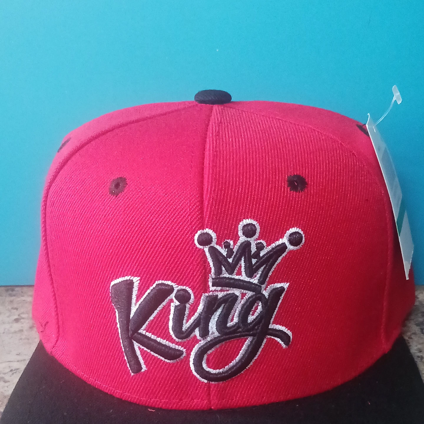 Ring of Fire:  King Snapback Hat Red and Black