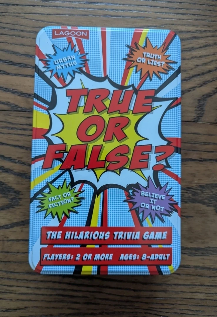 Lagoon True Or False Trivia Game 🏈