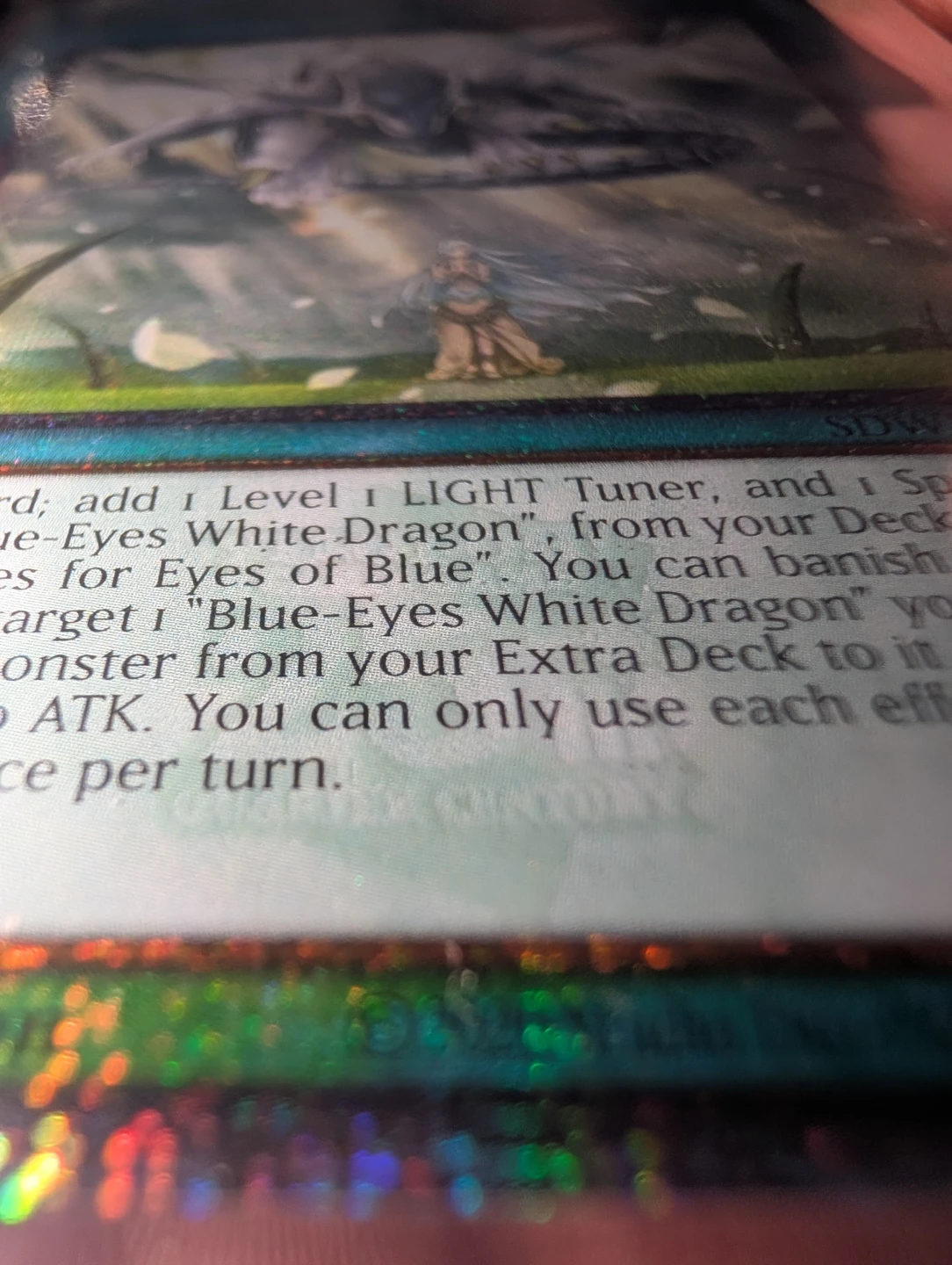 Yu-Gi-Oh! Wishes for Eyes of Blue – Quarter Century Secret Rare - photo 4