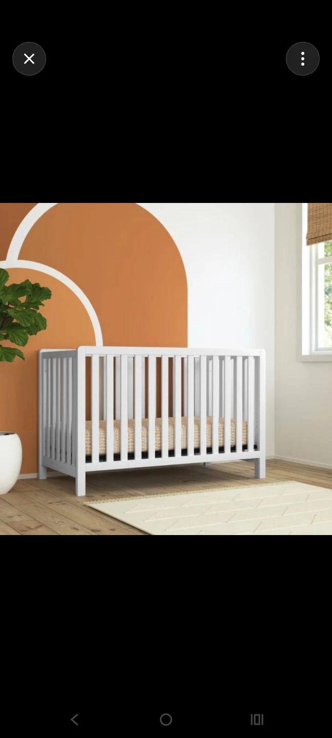 White Baby Crib - photo 2