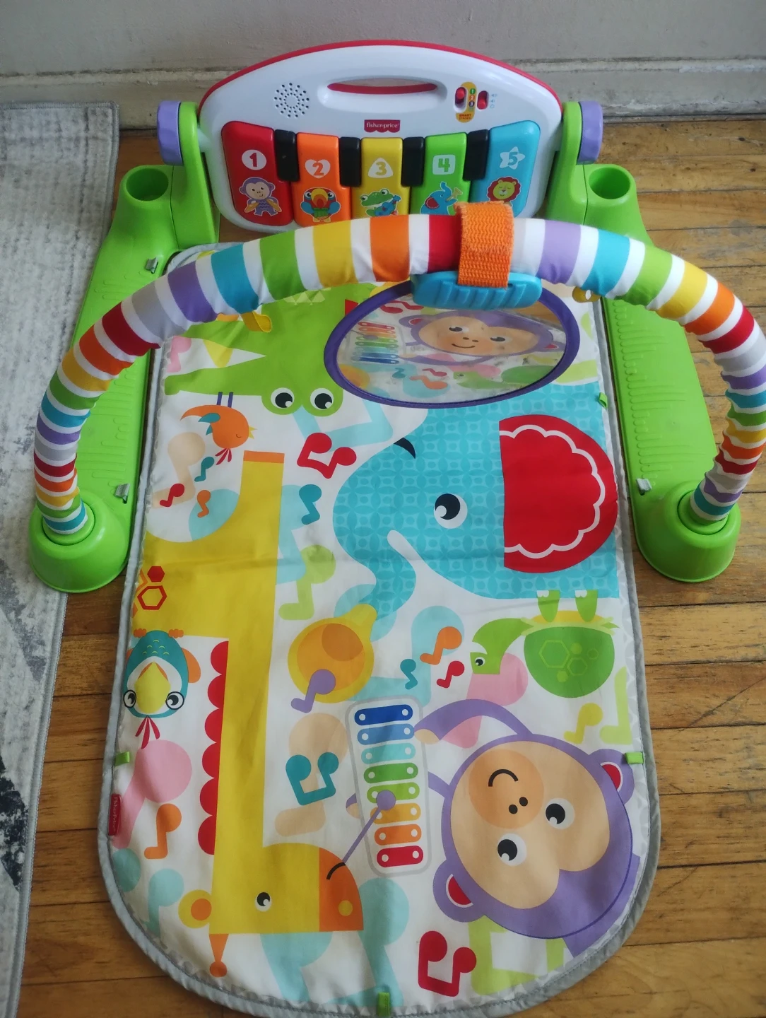 Fisher-Price Kick & Play Piano Gym (Working & Clean)