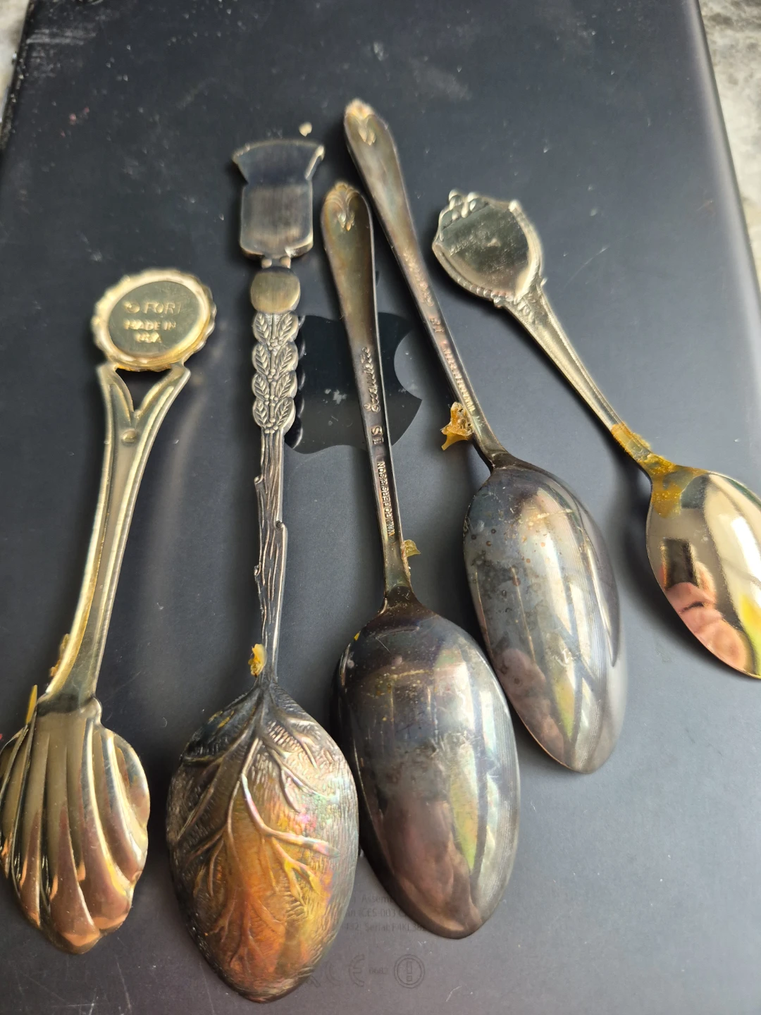 Collection of 5 Vintage Souvenir Spoons - photo 4